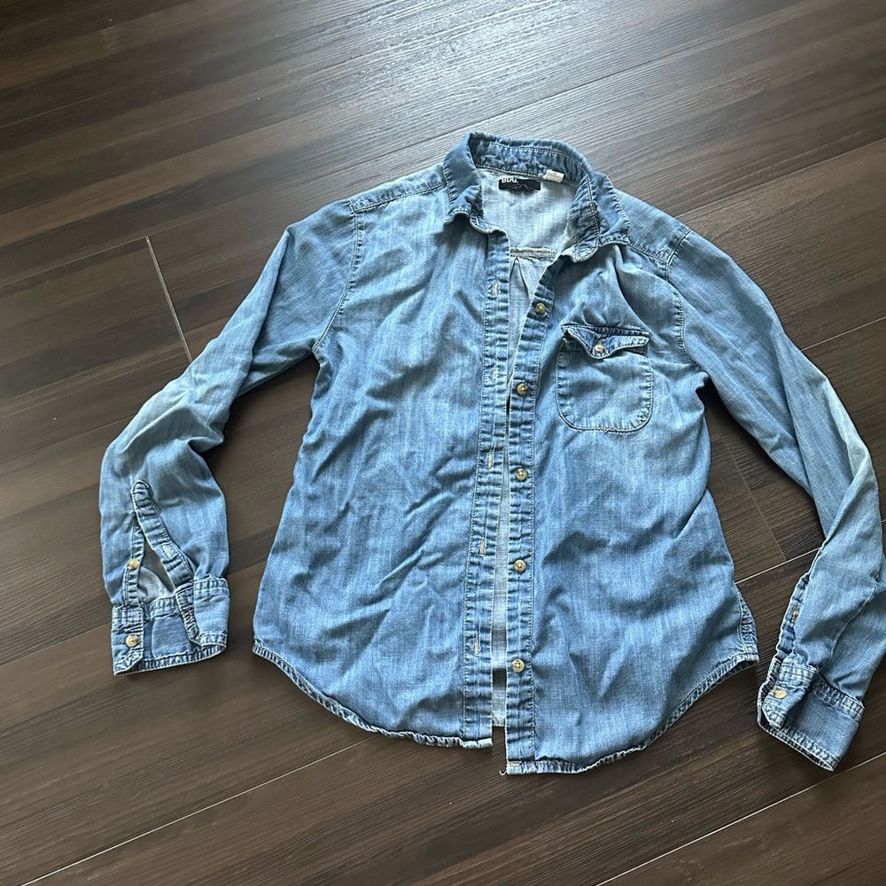 BDG Blue Chambray Shirt